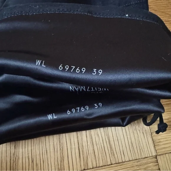 Stuart Weitzman Tieland Boots Black Suede Over The Knee Size 39 Heel - Picture 5 of 16